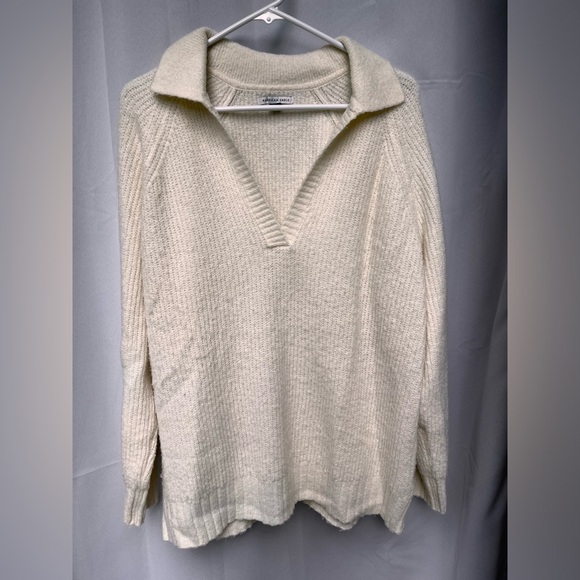 AE Whoa So Soft Oversized Collared Sweater - Picture 1 of 4